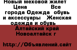 Новый меховой жилет › Цена ­ 14 000 - Все города Одежда, обувь и аксессуары » Женская одежда и обувь   . Алтайский край,Новоалтайск г.